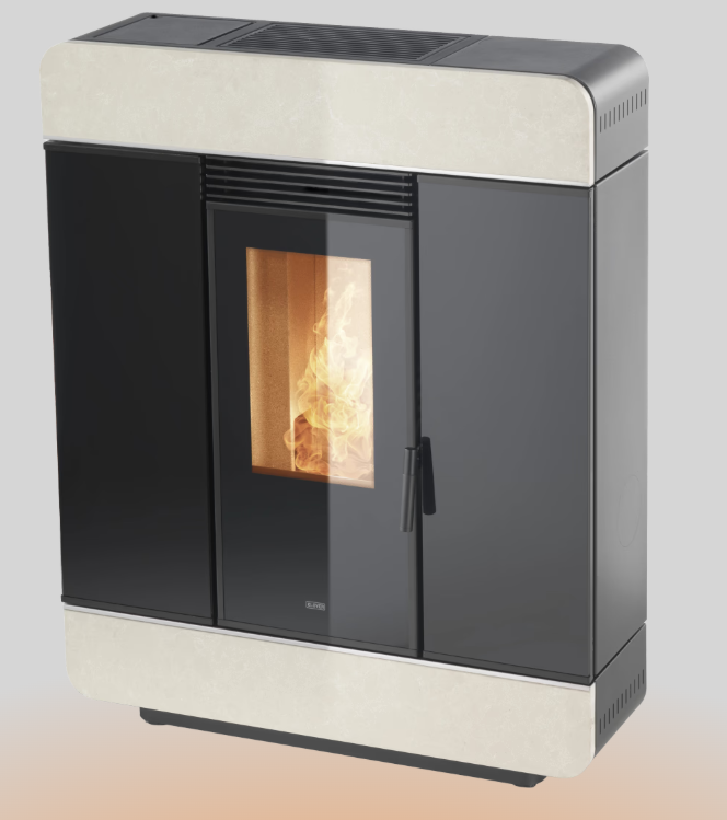 Stufa a pellet Klover Diva Slim Air 100s - immagine 3