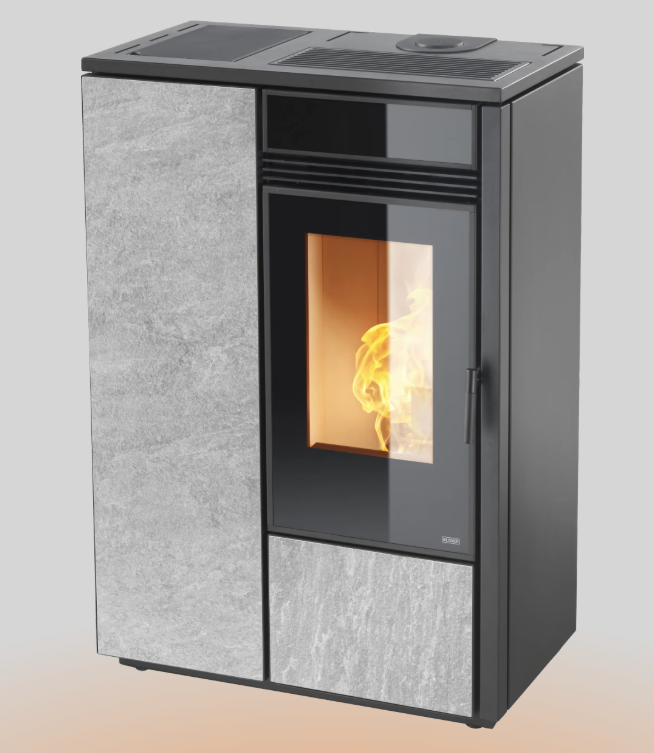 Stufa a pellet Klover Vertical 10s Stone - immagine 3