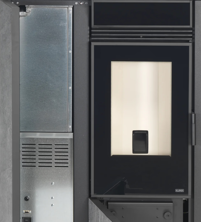 Stufa a pellet Klover Vertical 10s Stone - immagine 4