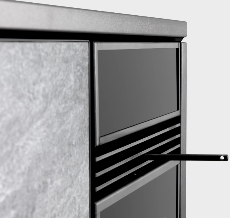 Stufa a pellet Klover Vertical 10s Stone - immagine 8