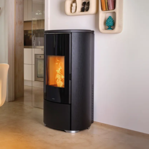 Stufa a pellet Nobis A8/A10 Round Glass Top